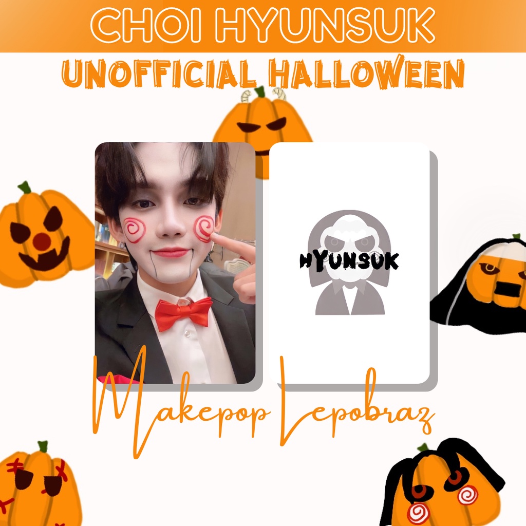 [PT. 1] UNOFFICIAL PHOTOCARD TREASURE HALLOWEEN HYUNSUK JIHOON YOSHI JUNKYU MASHIHO JAEHYUK