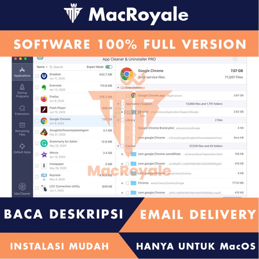 [MacOS] App Cleaner &amp; Uninstaller Pro macOS Full Version Lifetime Full Garansi