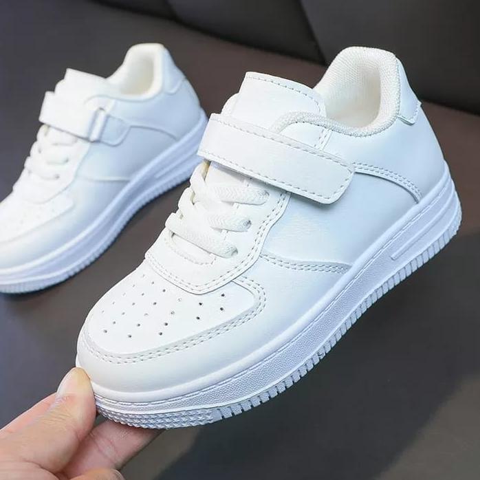 [cod]  Sepatu Anak Laki Laki Perempuan Putih Polos Full Putih ( PP ) ,.