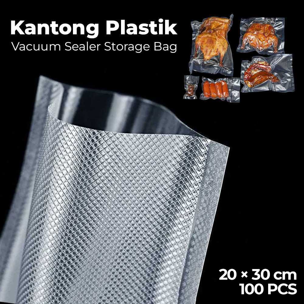 

Luckima Kantong Plastik Vacuum Sealer Storage Bag 100PCS - HK-08