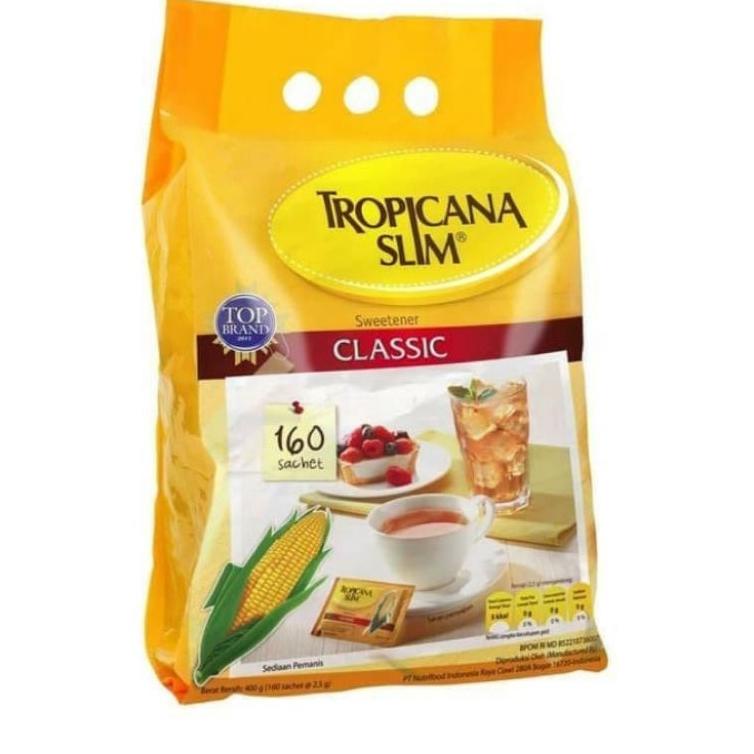 

✈ Gula Tropicana Slim Classic Sweetener 160 Sachet ✱