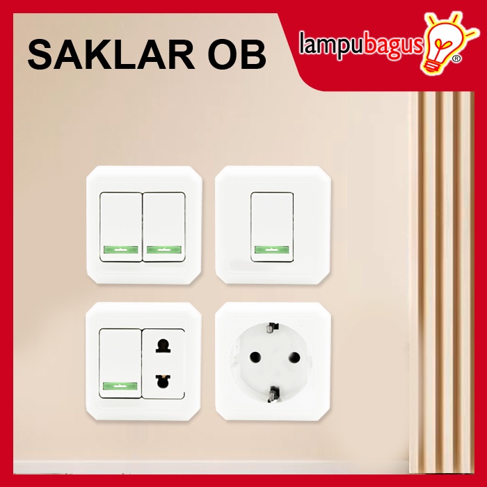 Saklar Lampu Outbow / Saklar OB Series Asli Kuningan