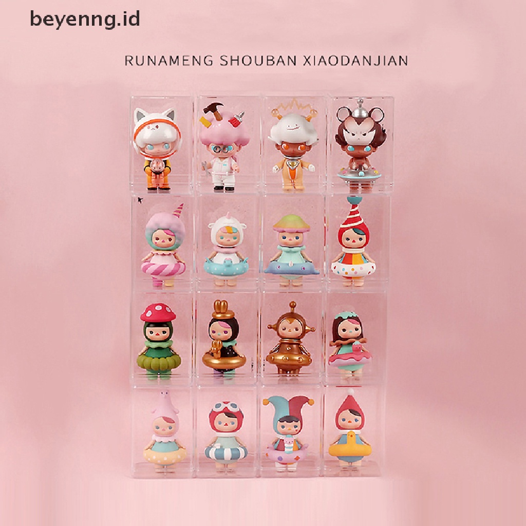 Beyen Action Figure Kotak Penyimpanan Boneka Lemari Pajangan PS blind Box Showcase Collectible Model Kerajinan Mainan Organizer ID