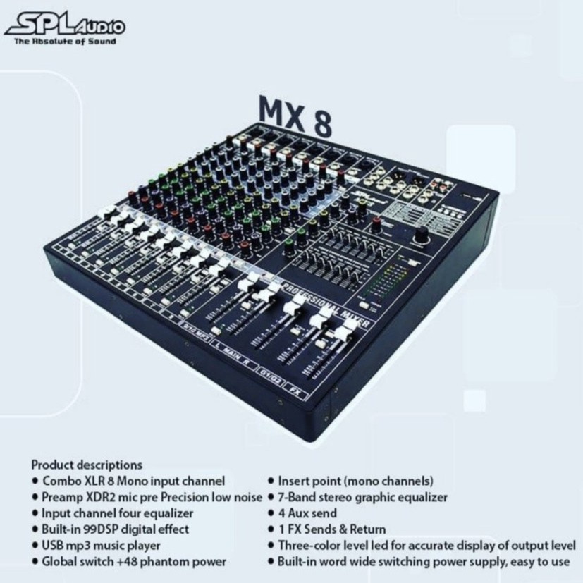 Mixer SPL Audio MX 8