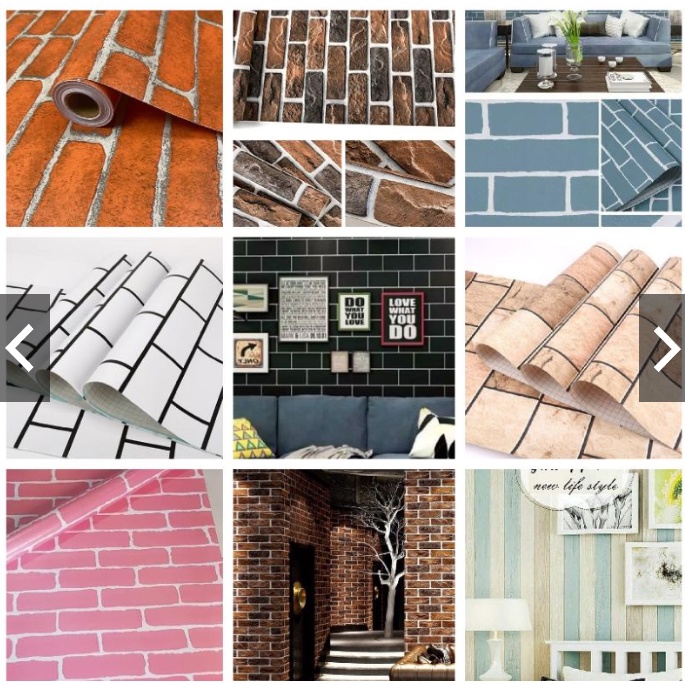 WALLPAPER BATA HITAM wallstiker dinding bata Hitam stiker bata