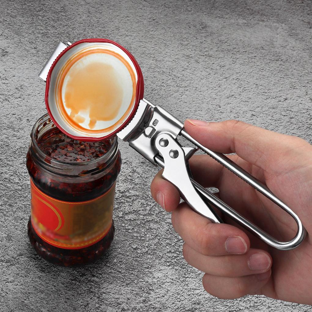 Pembuka Botol Gelas Wine Stainless Steel Manual Portable Corkscrew Drinking Jar Can Lid Opening Tool Supply Rumah Dapur Bar