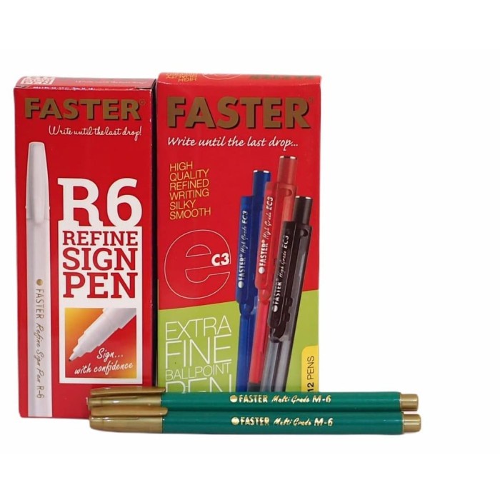 

BISA COD Faster Bundling - Faster EC3 + Faster R6 + 2 pcs Faster M6 green