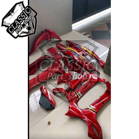 PAKET BODY FULLSET HALUS FIZ R FIZR LIMITED EDITION MERAH MAROON