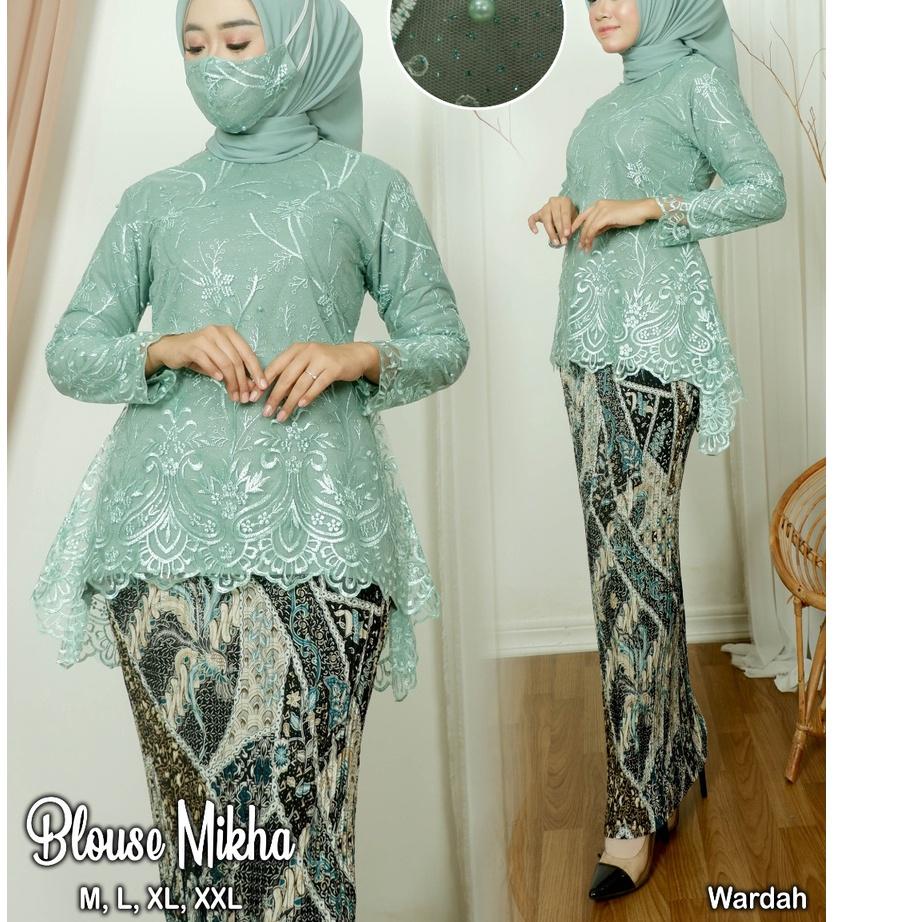 ❀ SET KEBAYA TULLE MIKHA - KEBAYA MODIS KEKINIAN - KEBAYA CANTIK - MODEL KEBAYA TERLARIS 2022 - KEBA