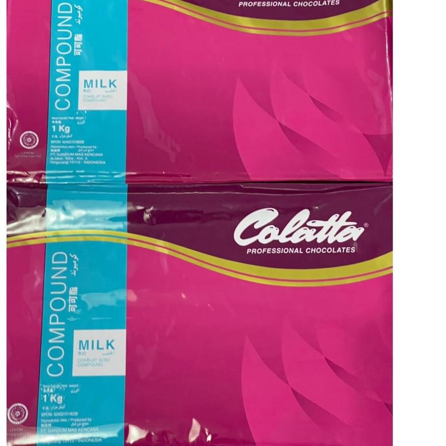 

✻ Coklat Colatta Milk Chocolate Compound - Colatta 1kg ☛