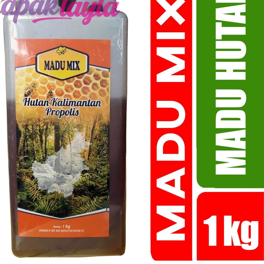 

HOT Product Madu Hutan kalimantan "MADU MIX" Plus PROPOLIS 1 kg buruan