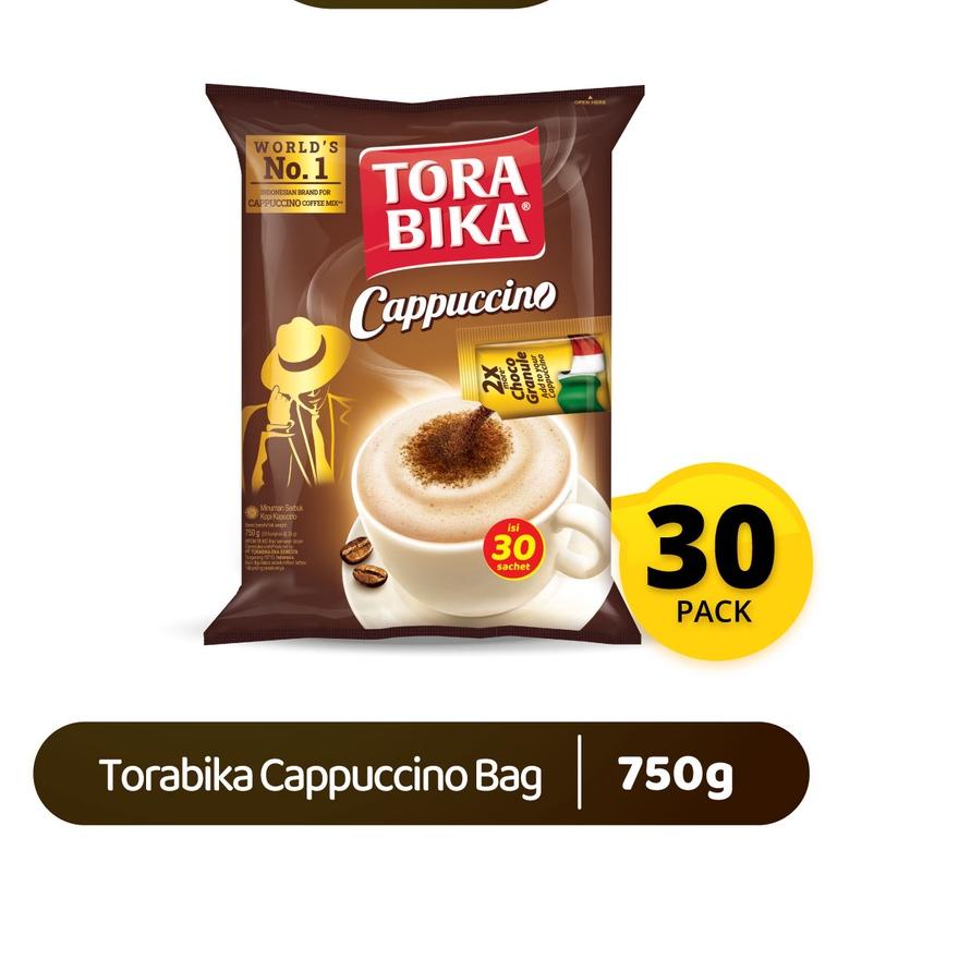 

➳ Torabika Cappuccino Bag 30 Sachet @25 Gr ❊