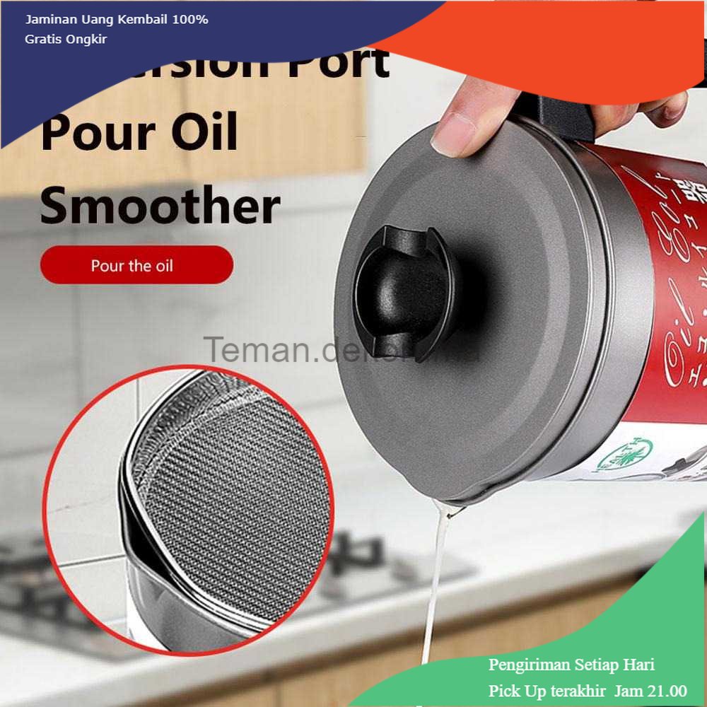 TD - DPR HEALTH Tempat Saringan Minyak Oil Strainer Pot Stainless 1.7L - G2103