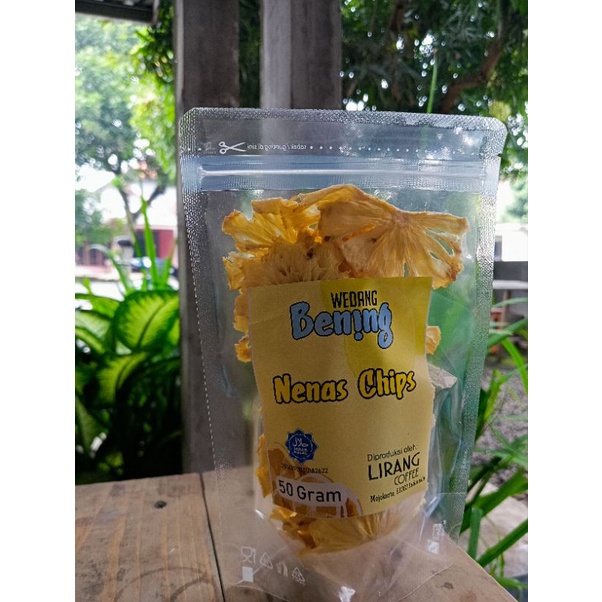 

Nanas kering chips Garnish Topping Hiasan Minuman
