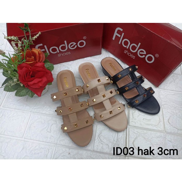 Sandal Heels Fladeo hak 3cm