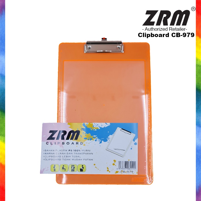 

ZRM Clipboard / Papan Jalan Ukuran Folio bahan PS