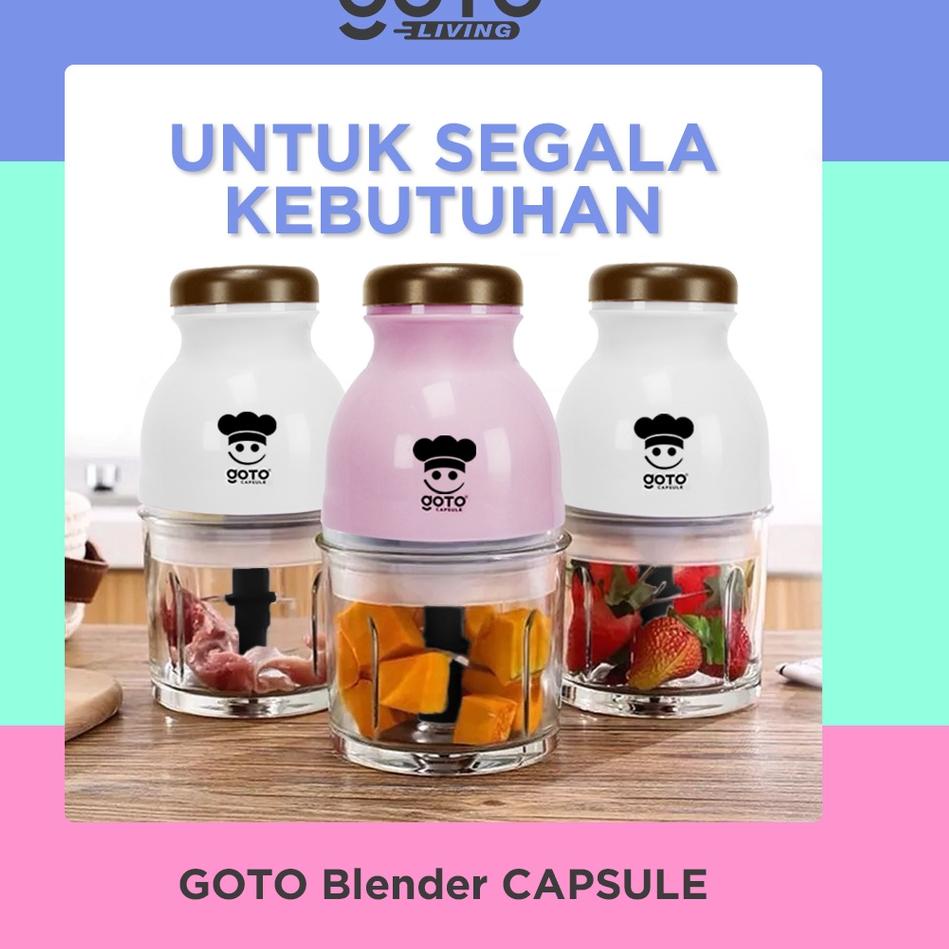 ➢ Goto Capsule Penggiling Daging Blender Cutter Quatre Kapsul ◘
