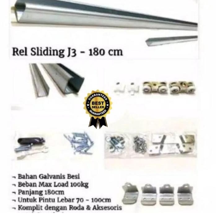 ➩ Rel Pintu Sliding Rel Geser Jcm Satu Set Lengkap ✹