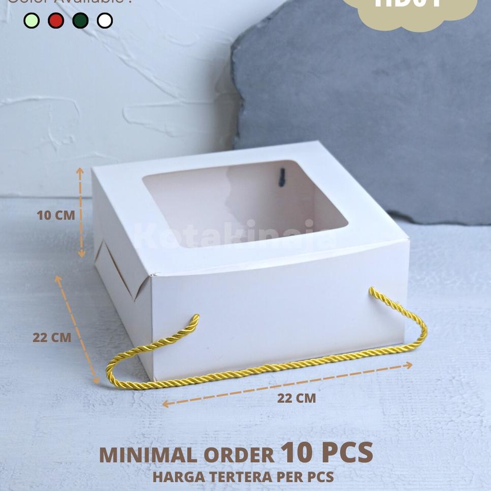 

G97 Box Mika Tali / Box Ivory / Box Makanan / Box Pudding / Box Mika / Box Kue | HD01 TERMURAH わ