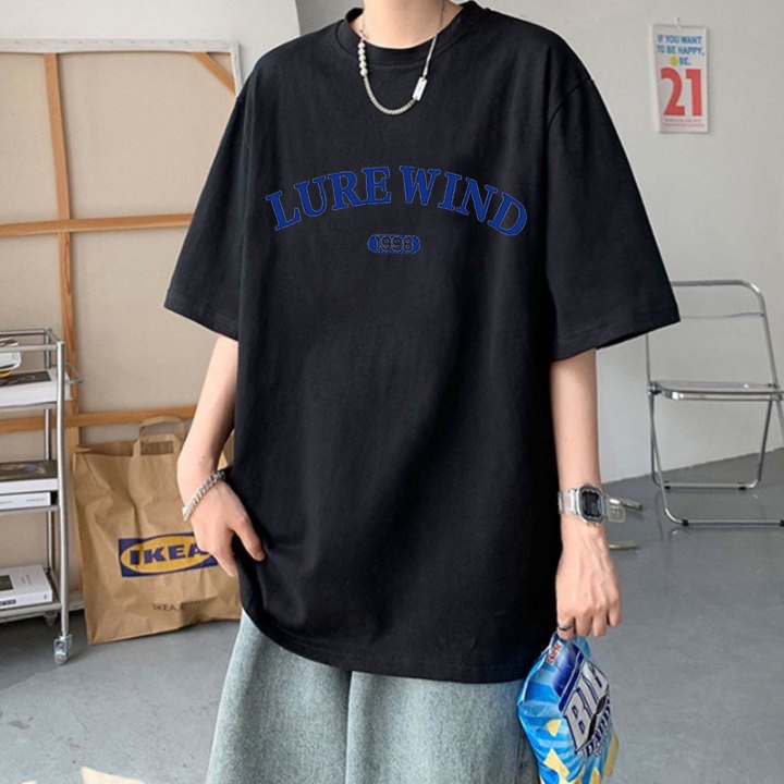 RDGF official shop 2023 versi Korea baru kaos cowok keren baju kaos oversize PRIA &amp; WANITA (UNISEX)