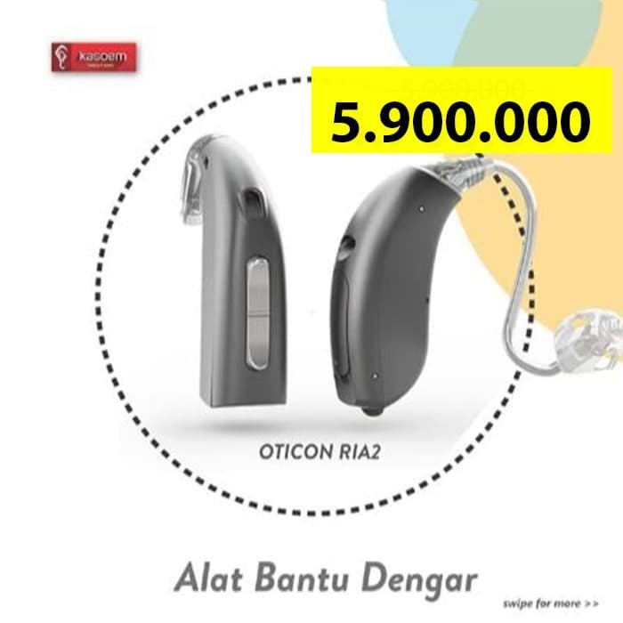 Terlaris Alat Bantu Dengar Oticon Ria2 Original