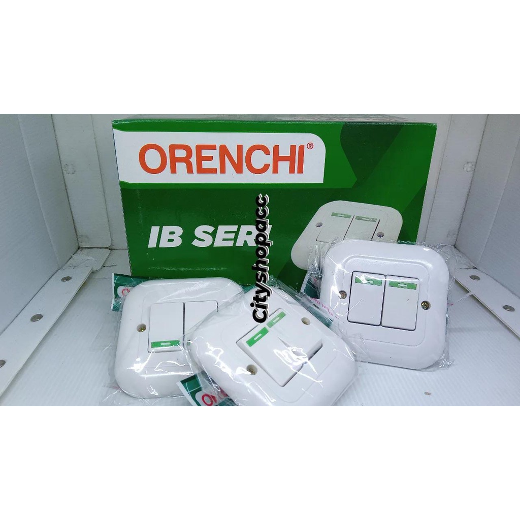 ORENCHI Ib Saklar Seri Or-3506 Ganda Orenchi Venus Inbow Tempel Double Switch