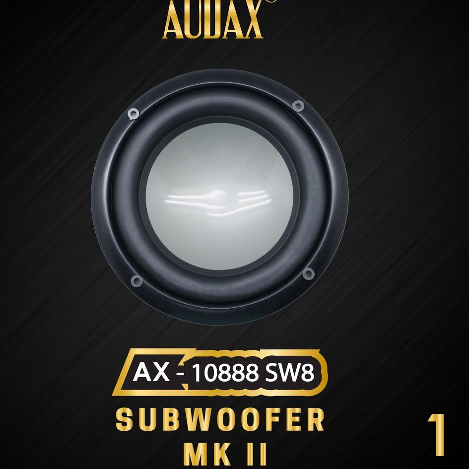 Kirim Hari Ini Audax - Speaker Pasif 10" AX- SW8 Subwoofer MK II
