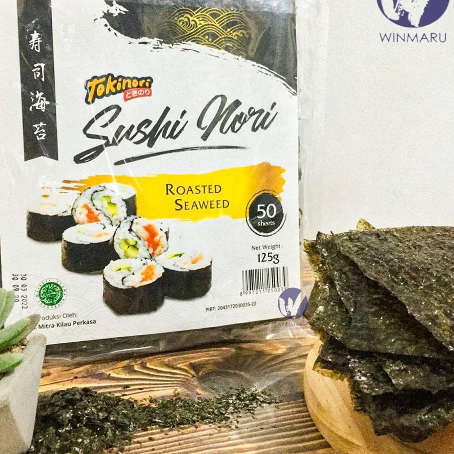 

◌ Tokinori Sushi Nori Seaweed Rumput Laut 50 sheets/lembar ❅