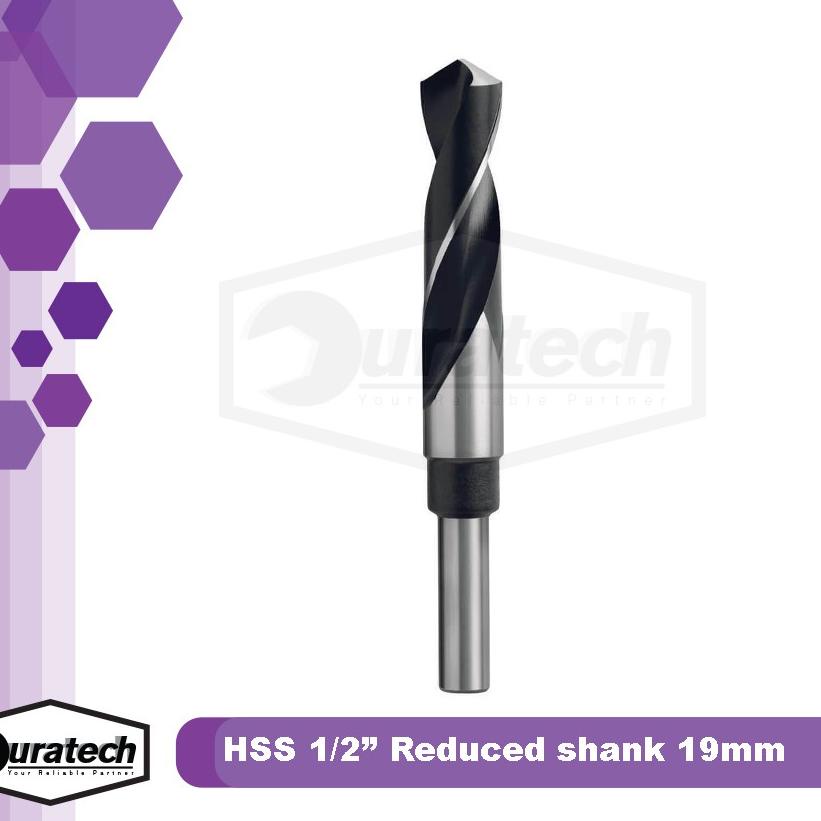 ☚ Mata bor besi mesin bor tangan 19mm / Mata bor reduced shank 1/2inch size 19 mm Benz Werkz ✱