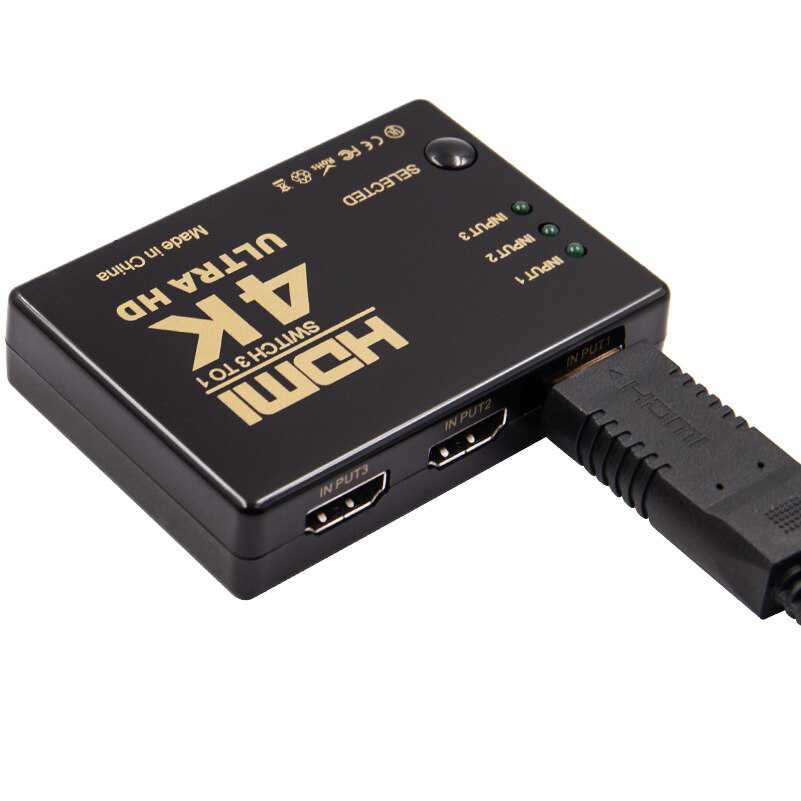 Konverter HDMI Switcher 3 Port 4K x 2K Ultra HD + Remote