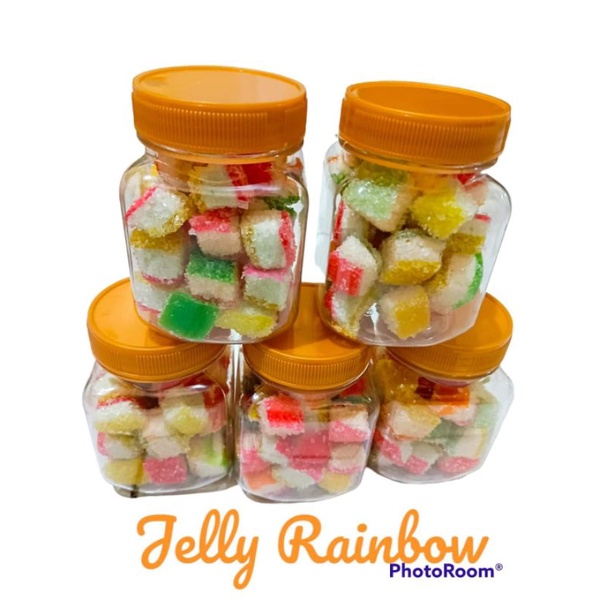 

hanjelly pelangi kemasan toples 200ml