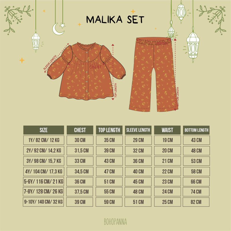 Malika Set &amp; Malika Baby Set B37 (Ada 2 model Baby/Dress&amp;Kids / setelan) cek pic slide ke 2&amp;5