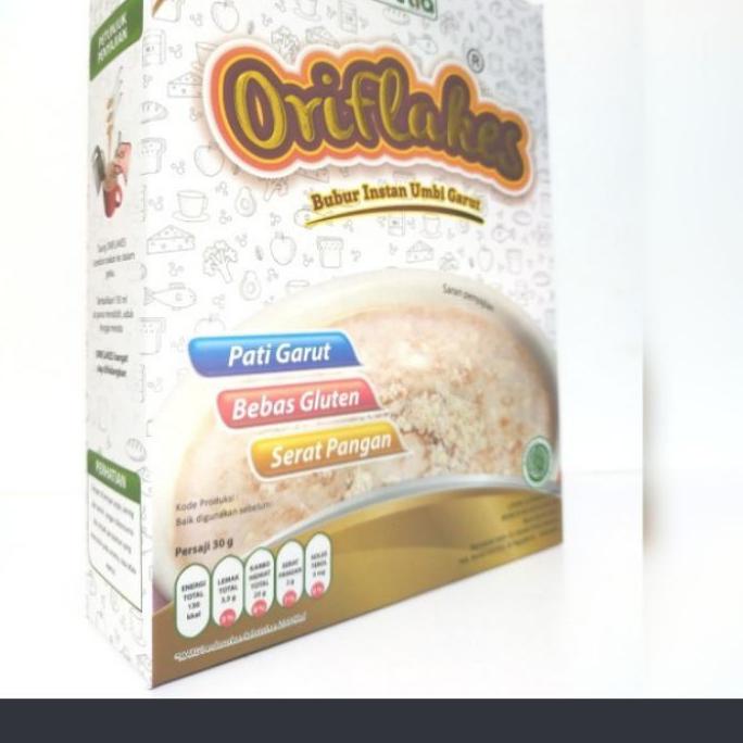 

❈ TERLARIS ORIFLAKES PLAIN/SEREAL UMBI GARUT SOLUSI ASAM LAMBUNG,MAAG,/ORIFLAKES 350GRAM ●