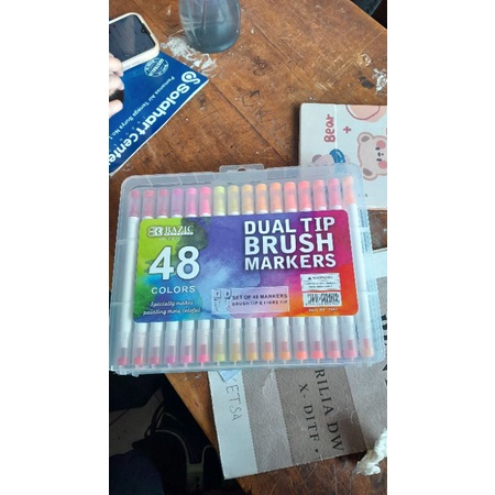 

Preloved Dual Tip Brush Markers
