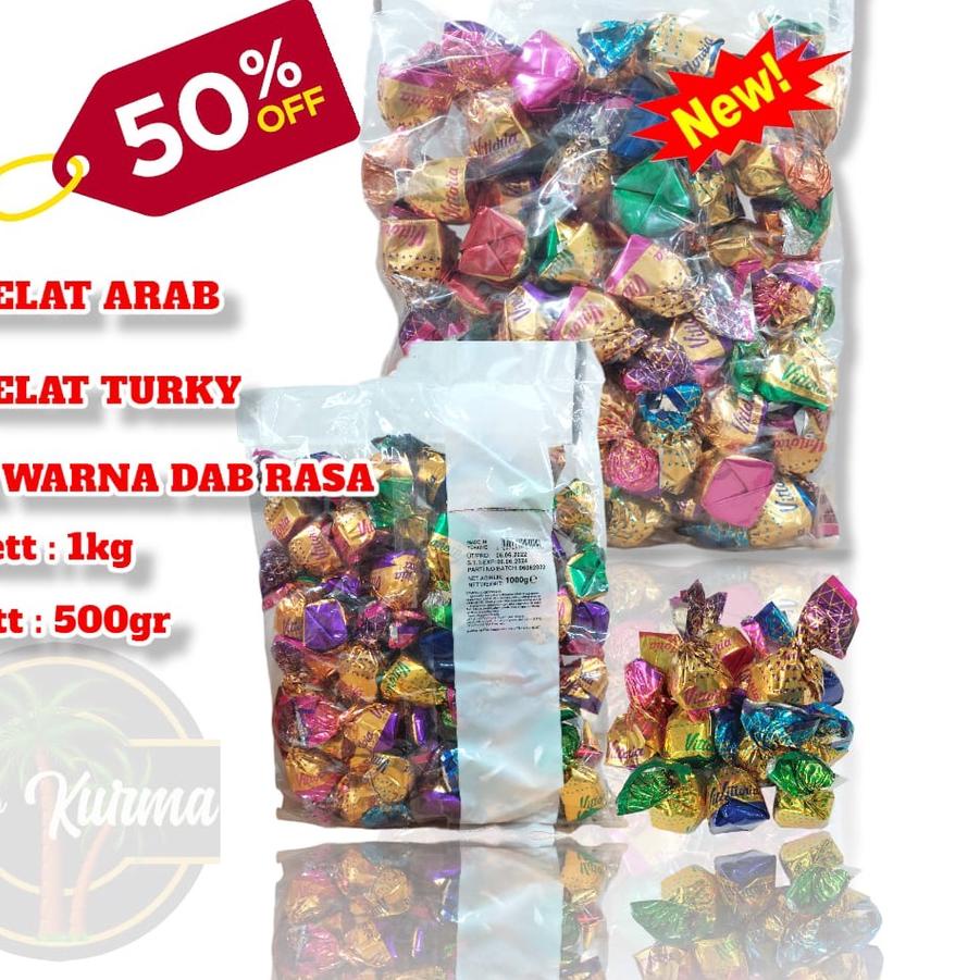 

❆ Coklat arab /turky dll mix/campur 1kg ◄