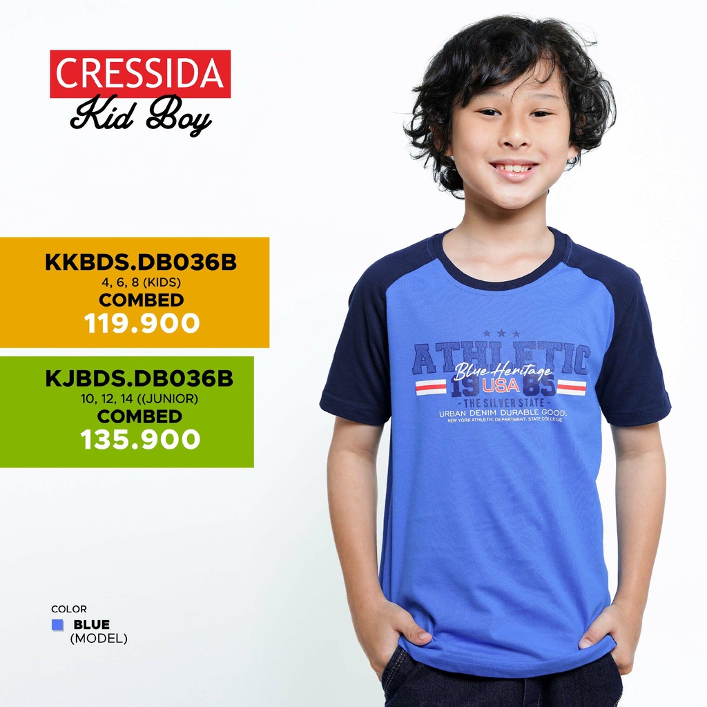 Cressida Kids Boy Baju Kaos Anak Cowok Biru - Kkbds.db036b Kjbds.db036b OFAFASHIONSTORE