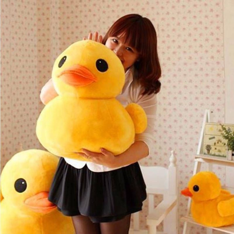 Boneka Bebek Lucu 35cm Jumbo Duck Kuning halus dan lembut Berlabel SNI