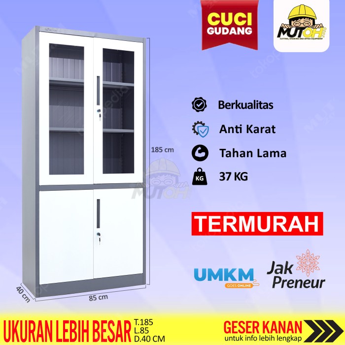 

Terlaris Lemari Arsip Lemari Besi Filing Cabinet Termurah - Kombinasi Swing 107