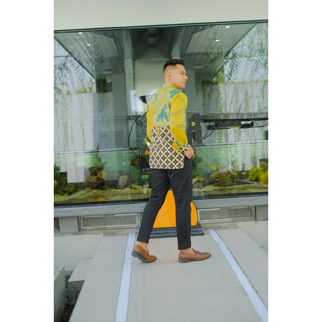 Baju Wanita Atasan Batik Couple Kemeja Tunik Kekinian Murah Jumbo