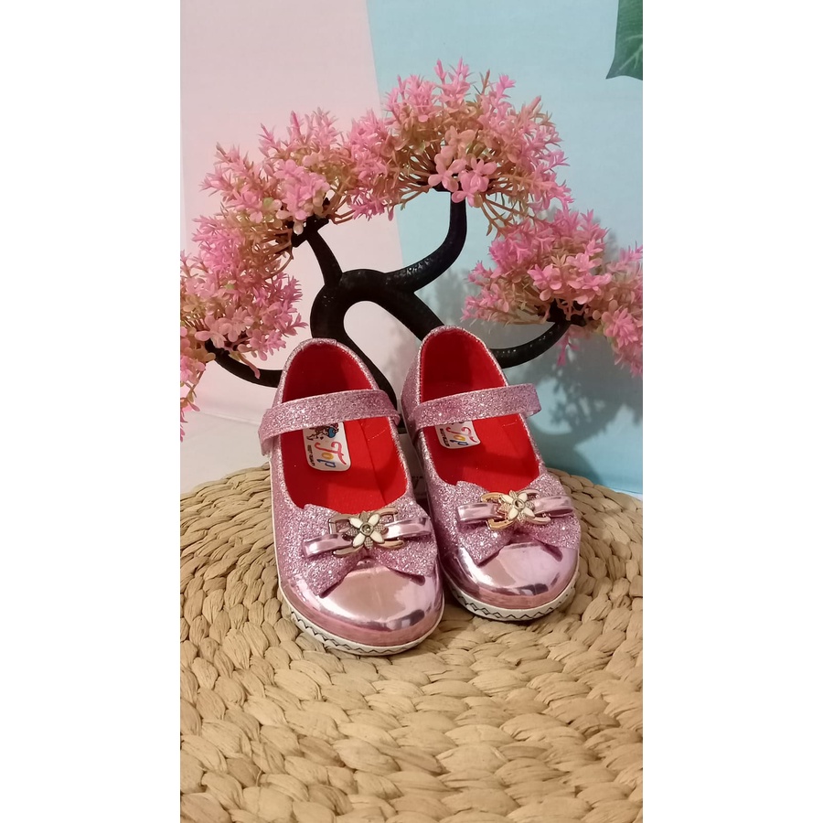 Sepatu Flat Shoes Bayi Usia 2-12 bulan Model Pasir Mutiara