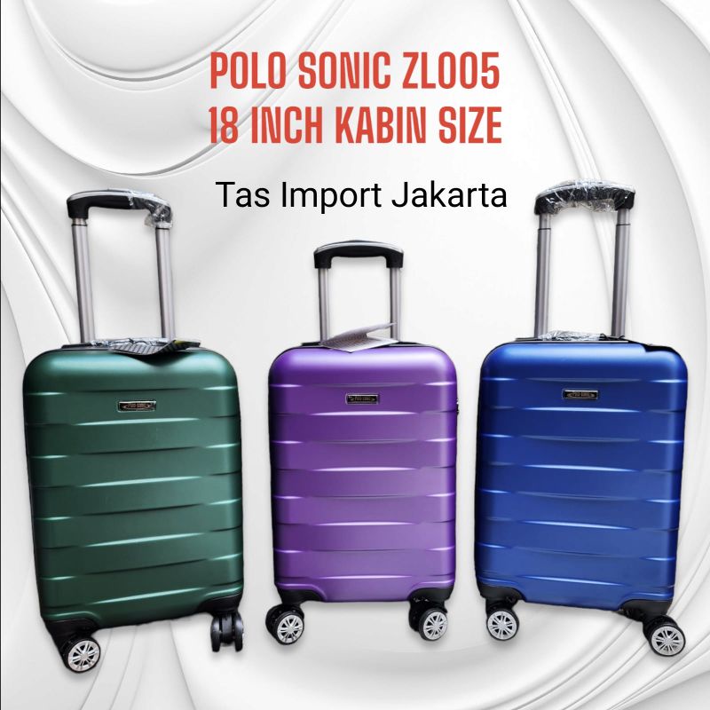 Koper Fiber Polo Sonic 18 Inch Hardcase ORIGINAL - Kabin size