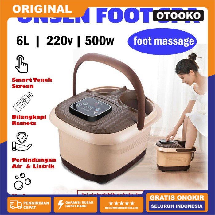 Onsen Foot Spa Massage Ember Baskom Pijat Rendam Air Kaki Elektrik o2