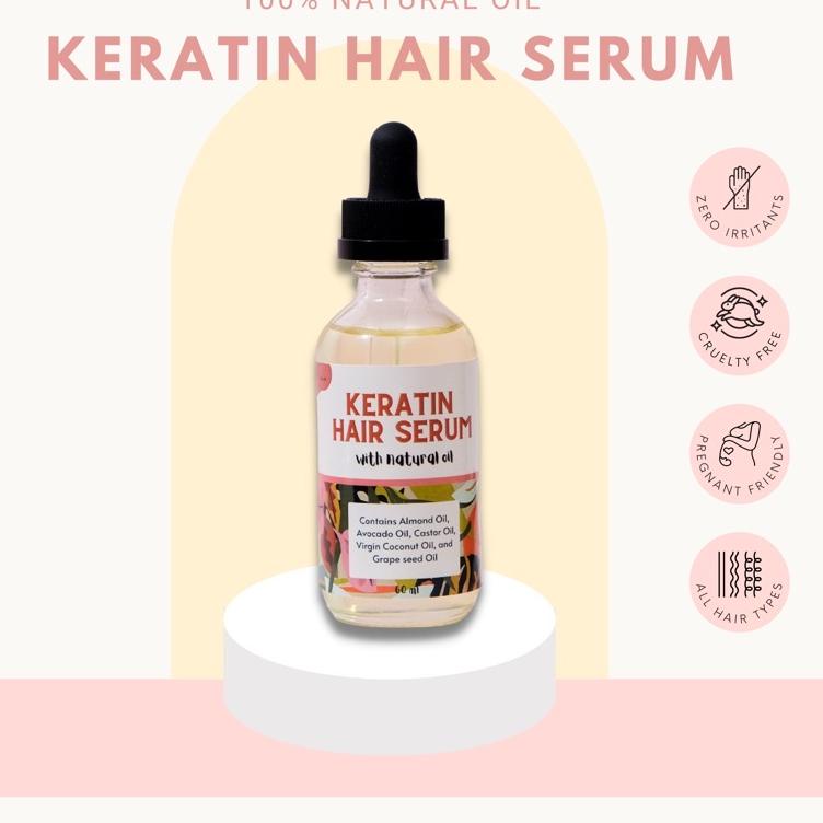 ➽ KERATIN HAIR OIL SERUM by Morrin ➧