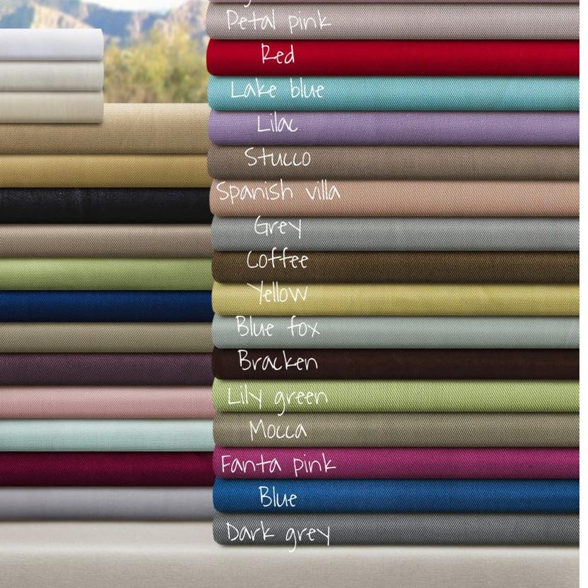 ✷ Bahan Kain Katun Jepang Polos Meteran / Kain Sprei / Kain hotel ◄