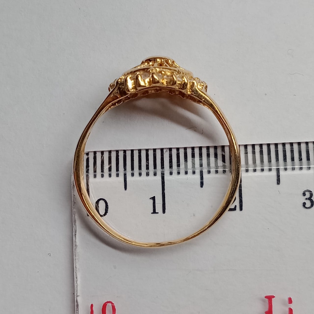 Cincin emas 17k - 3 gr kadar 750 - 4160