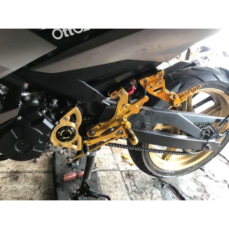 Foot Step Belakang Satria Fu Footstep Gantung Belakang Satria Fu Full Cnc Fast Bikes Original