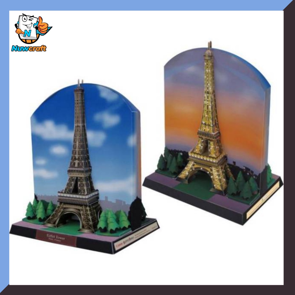 Nuwcraft Eiffel Tower France kerajinan papercraft
