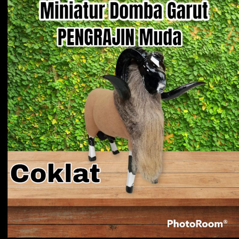 Miniatur Domba Garut Mainan anak Boneka Domba Garut Cinderamata khas Garut Termurah