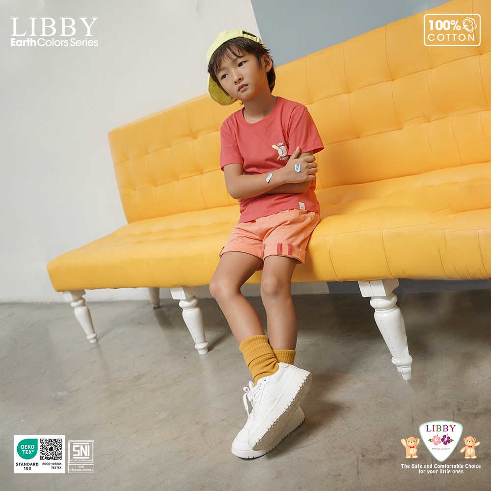 LIBBY Earth Stelan Anak Niji Set Oblong Pendek-Celana Pendek Series BOY (1 STEL)