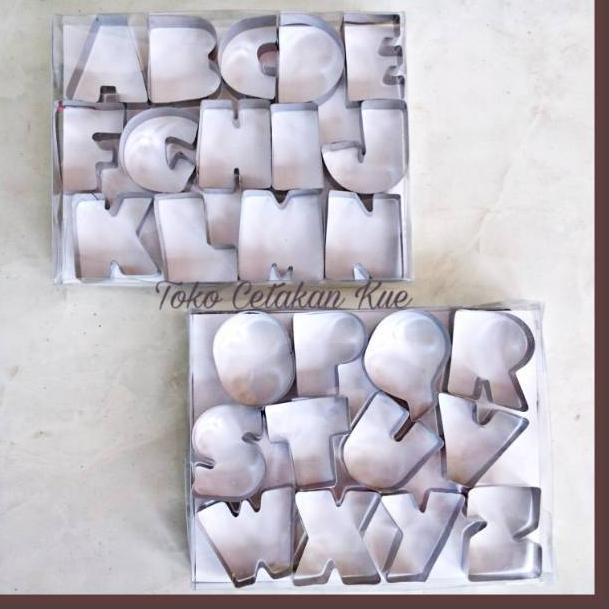 

Y22 Cetakan donat huruf alfabet cutter donat huruf abjad A-Z GRATIS ONGKIR ➻